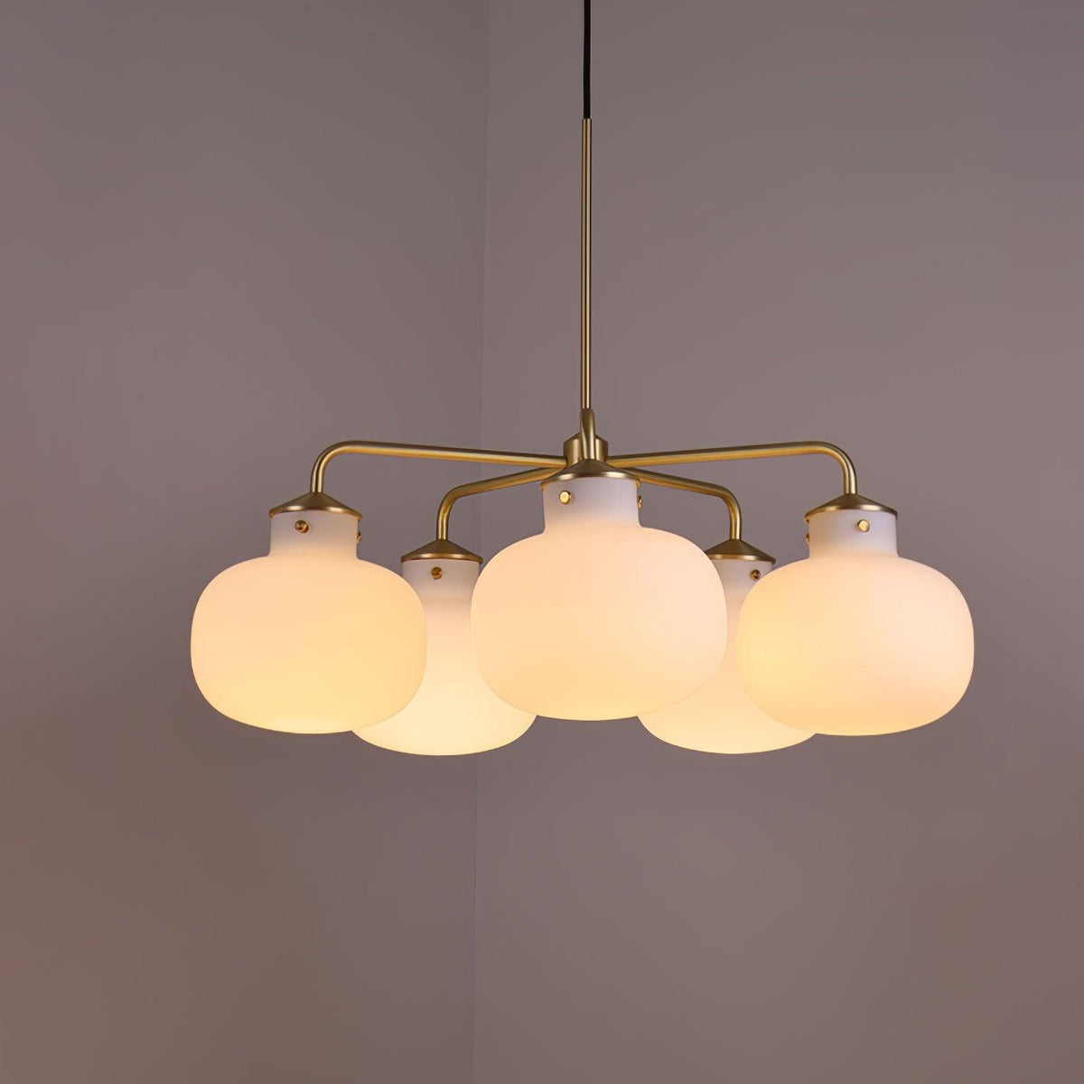 Halo Contemporary Glass Pendant Lamp
