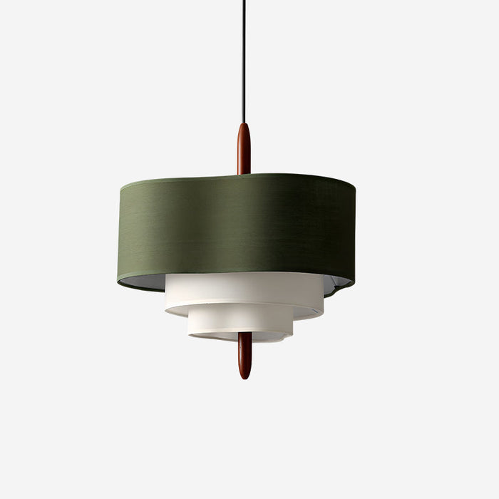 Ophel Lampe Suspendue en Tissu Vert