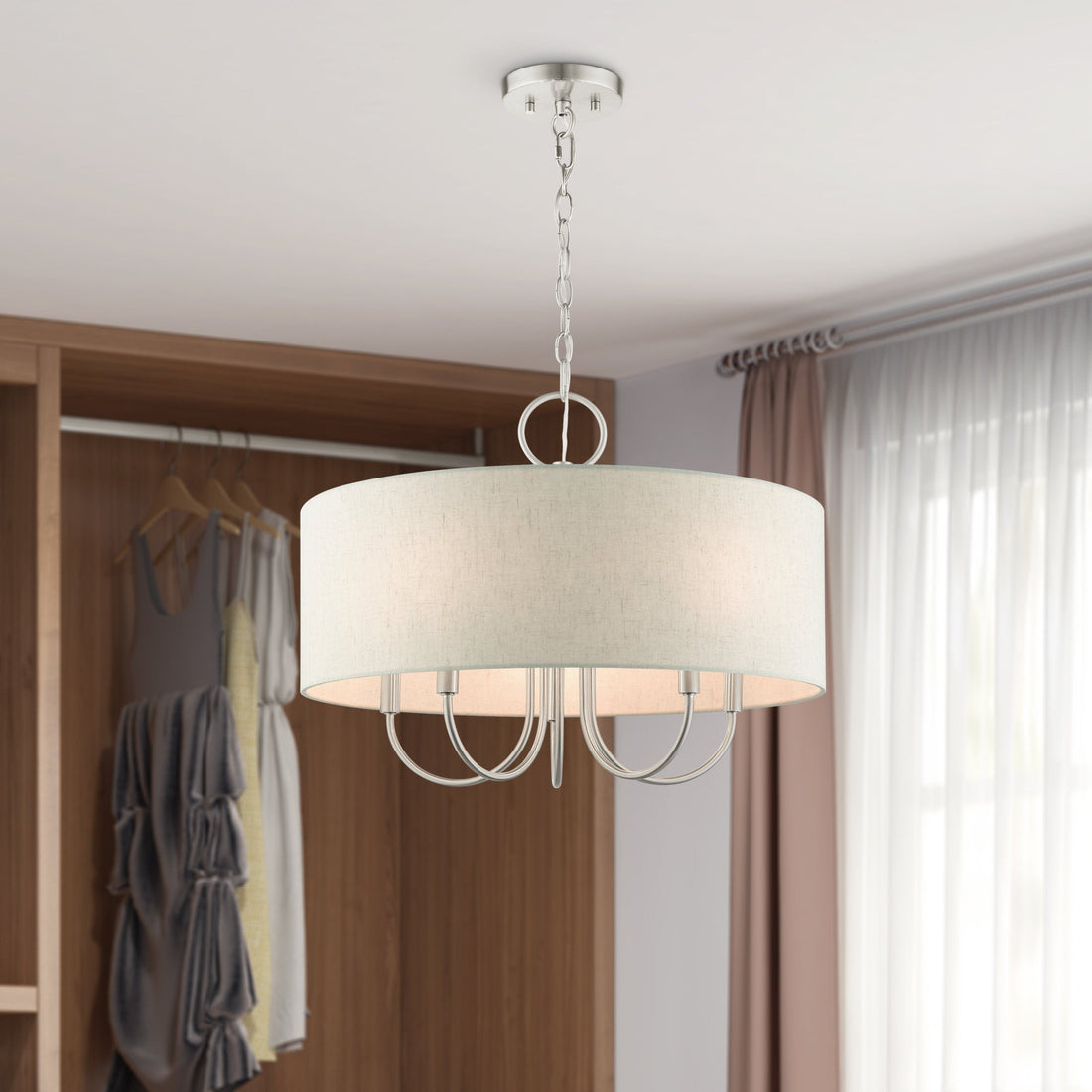 Lustre en Tissu Vintage Classique Ovyneth