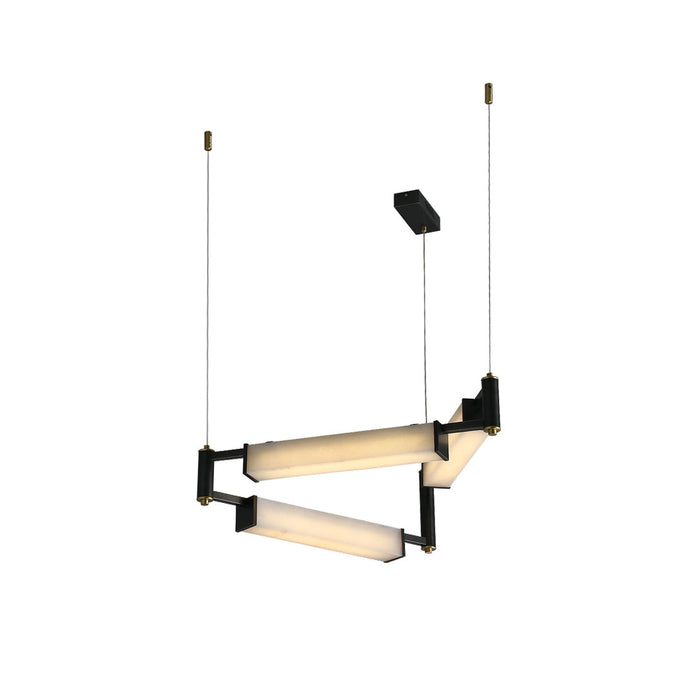 Arsorara Lustre Moderne Minimaliste Laiton Alabastre
