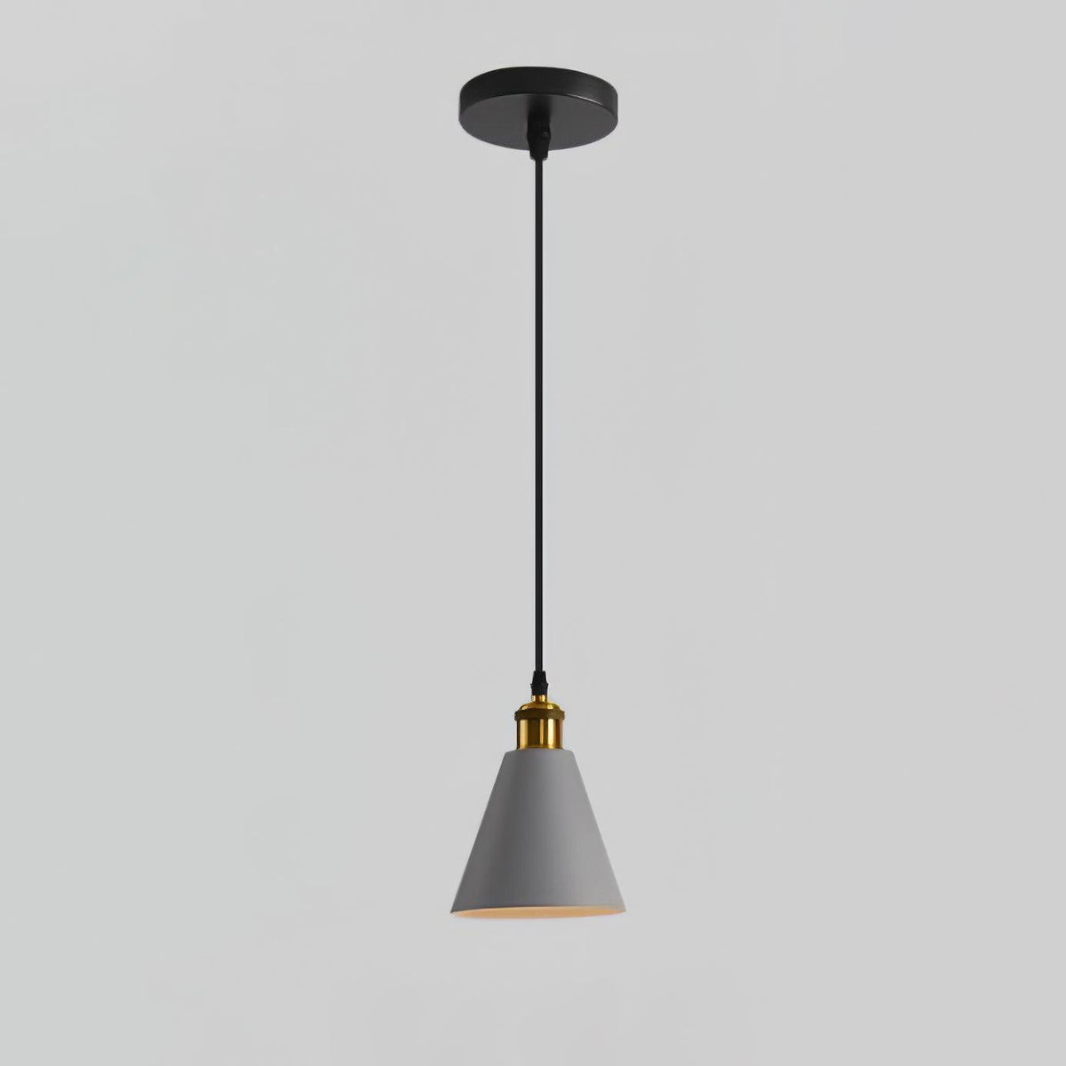 Trio Lampe Suspendue Industrielle en Résine