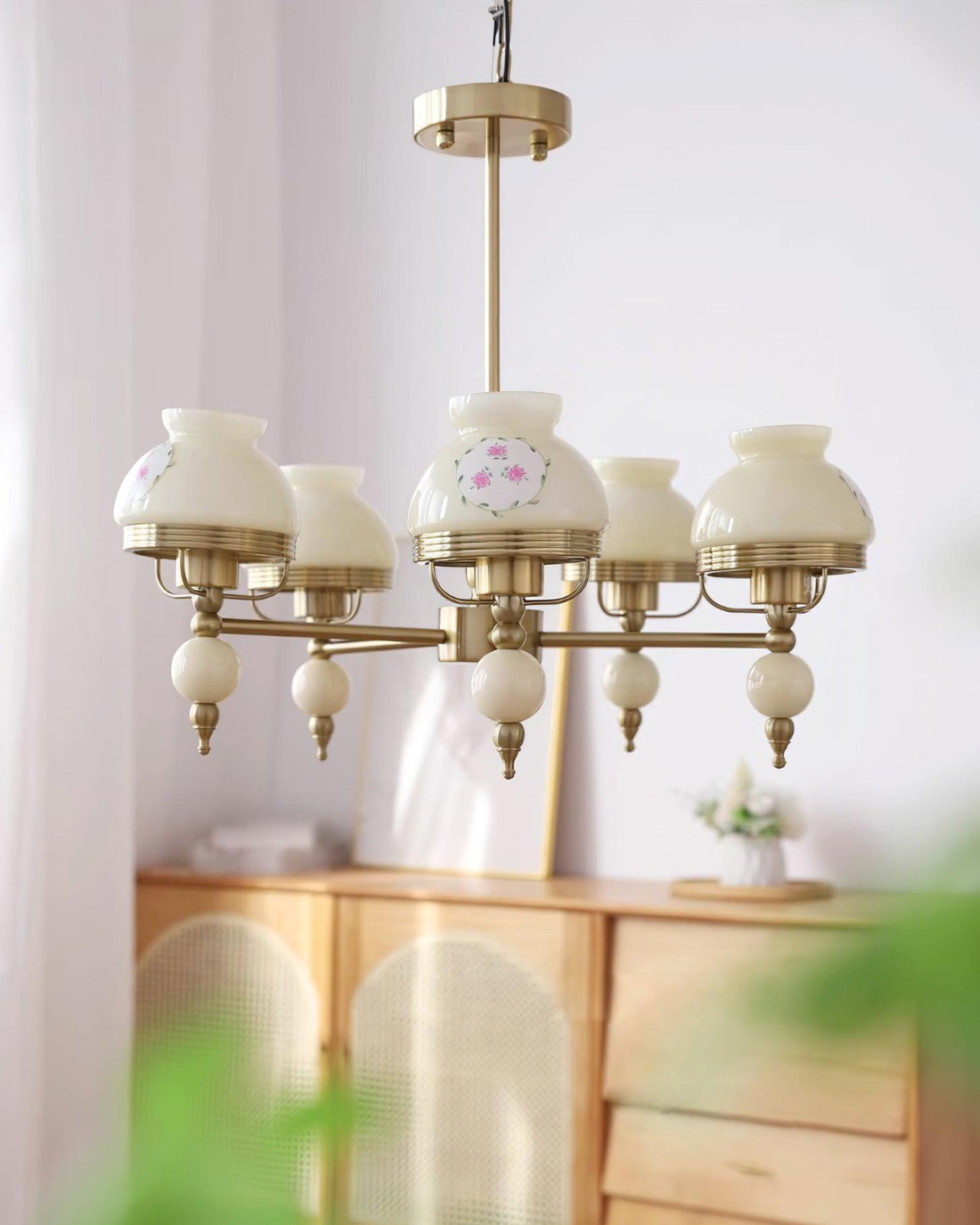 Sylvace Lustre en verre et luminaire pour salle à manger ou salon Vintage