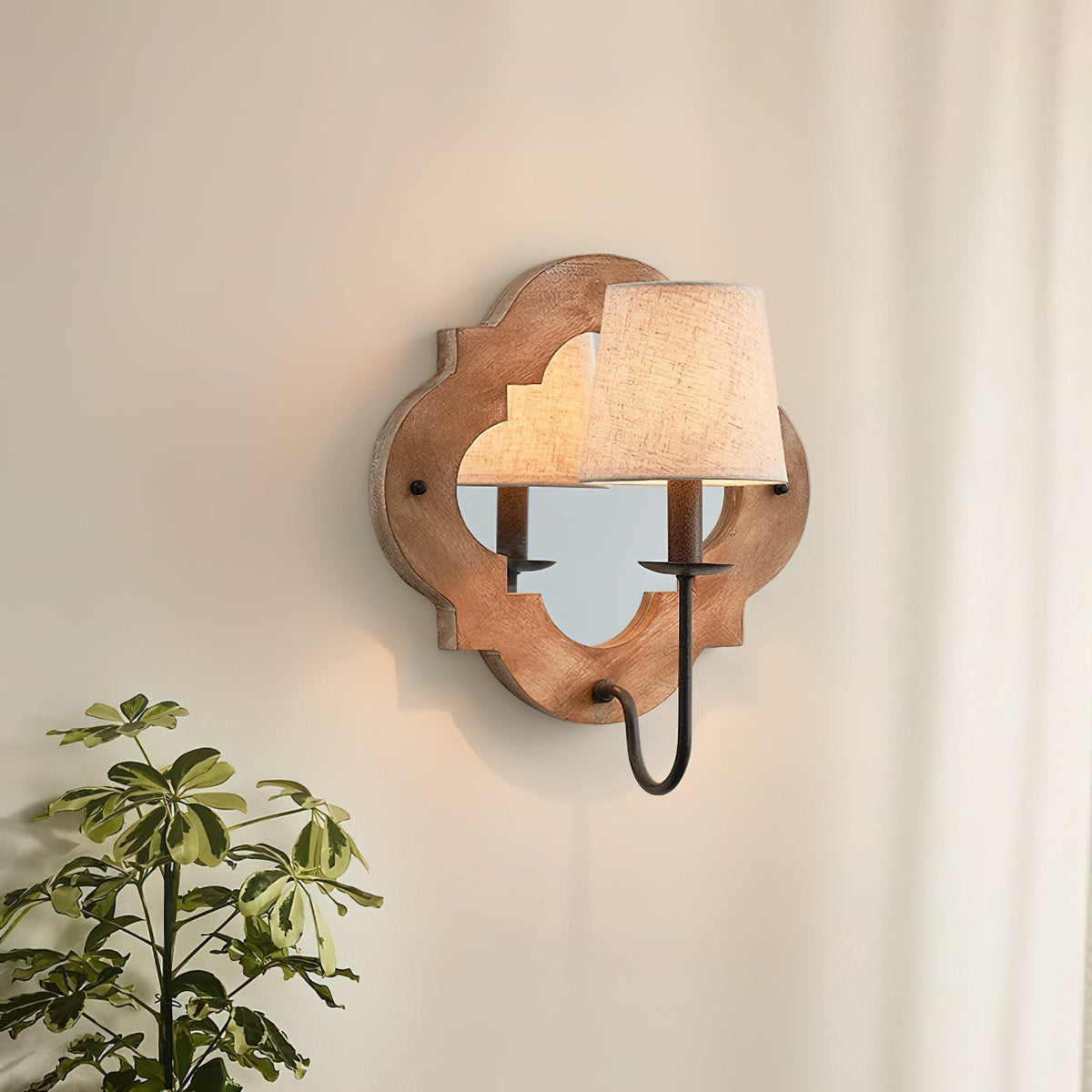 Sytheir Applique Murale Tissu Élégance Premium