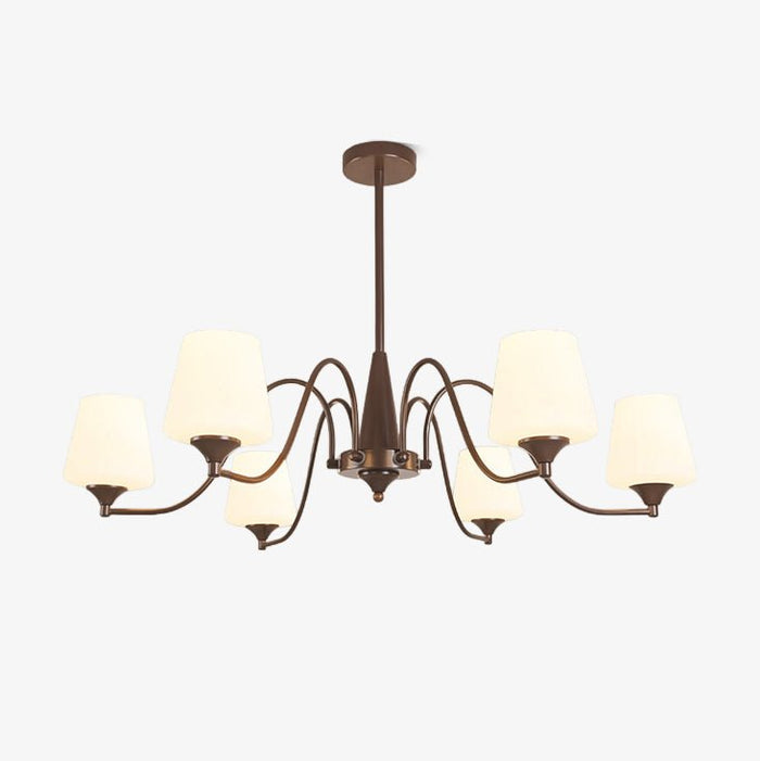 Aurora Lustre Frosted Glass Shades
