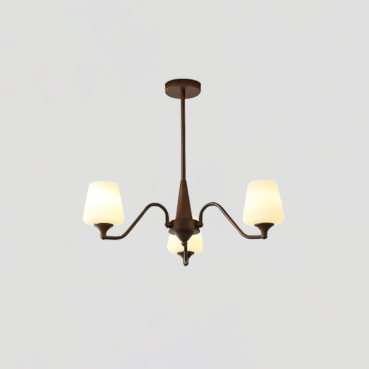 Aurora Lustre Frosted Glass Shades