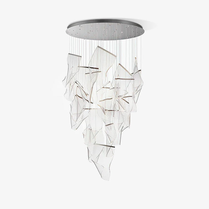 Lustra Lustre Acrylic LED Abstract Floating