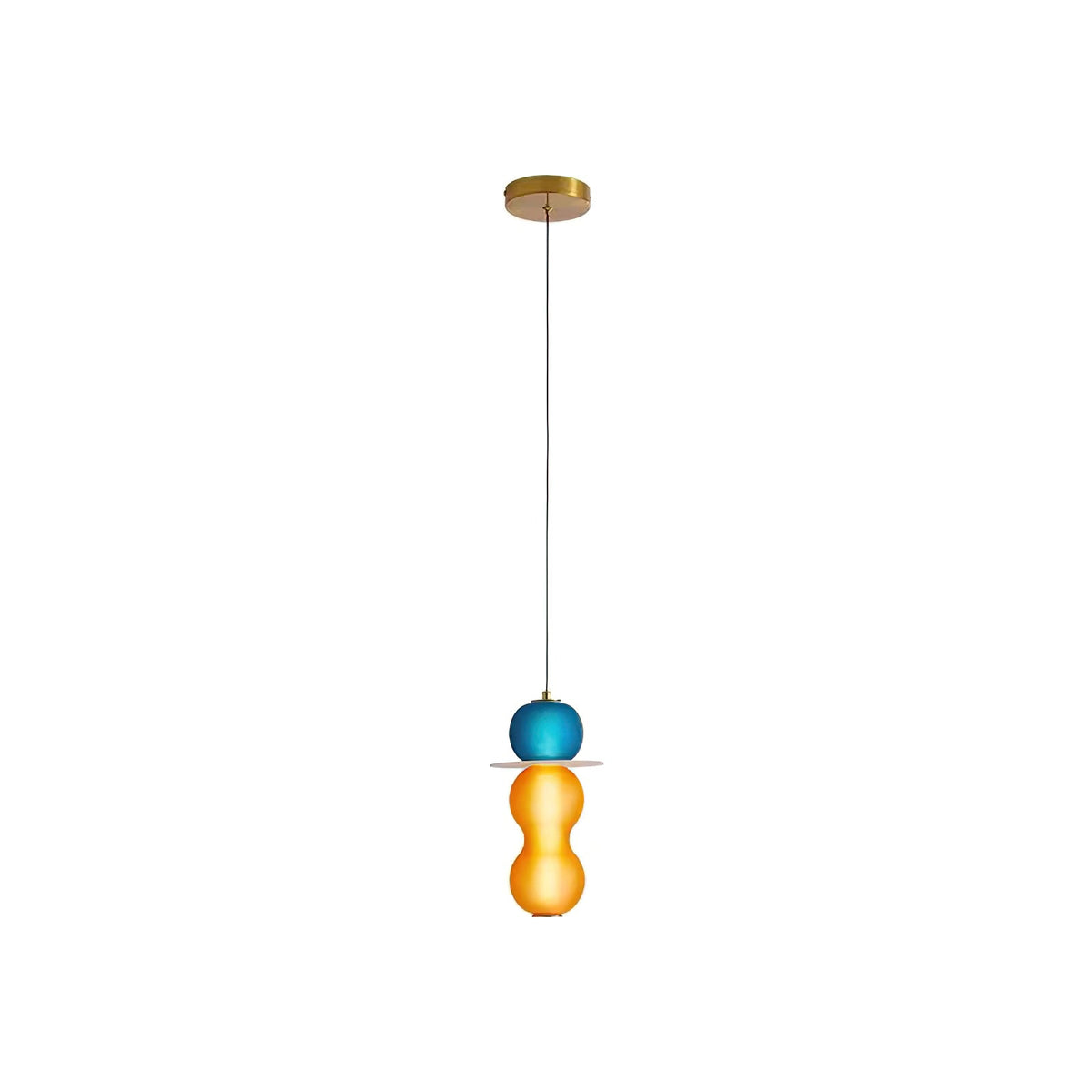 Lustra Suspension en Verre Coloré Moderne