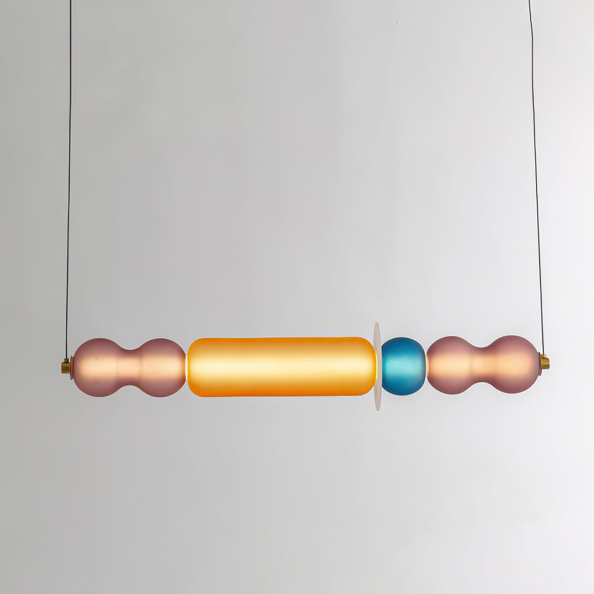 Lustra Suspension en Verre Coloré Moderne