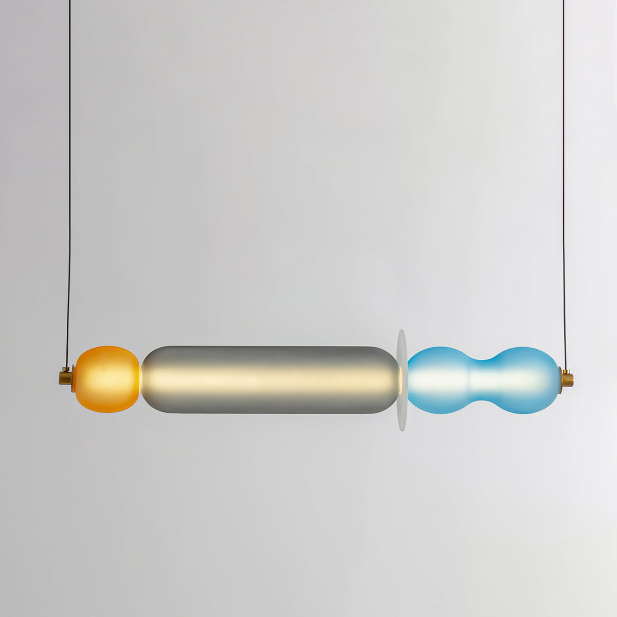 Lustra Suspension en Verre Coloré Moderne