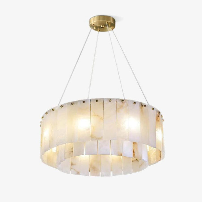 Zelaean Albâtre Ronde Pendentif Lumière