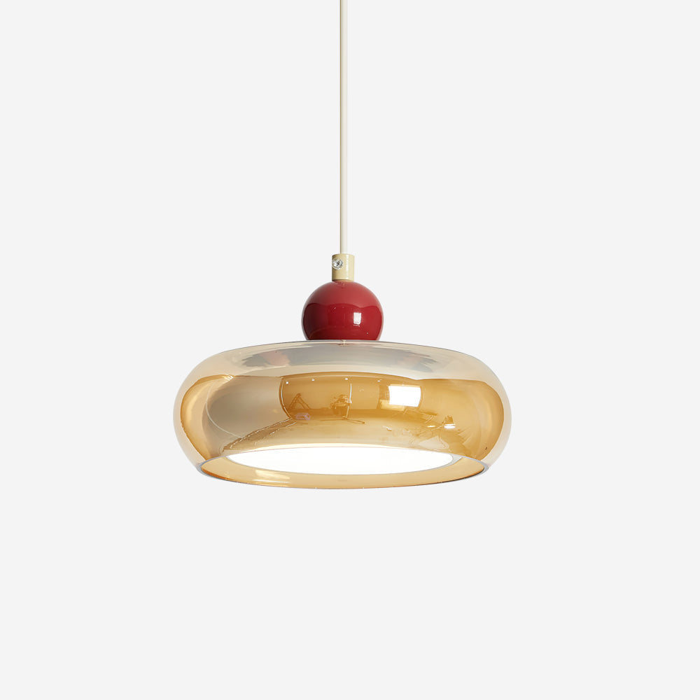 Suspension Jojo Ambre*Rouge
