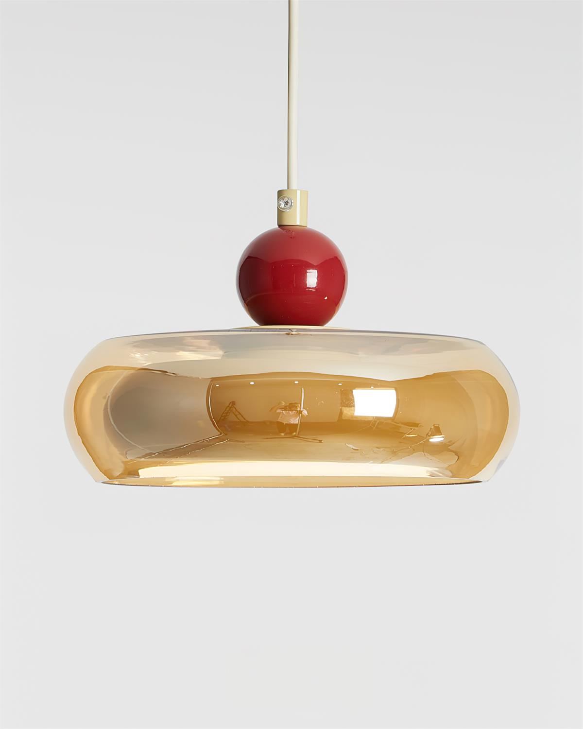 Suspension Jojo Ambre*Rouge