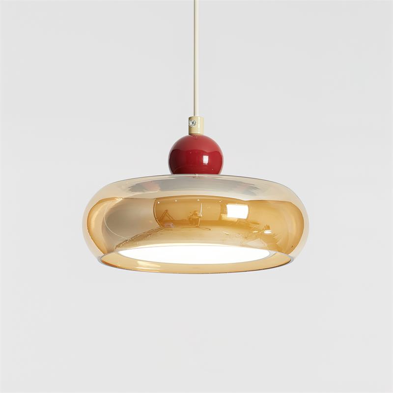 Suspension Jojo Ambre*Rouge