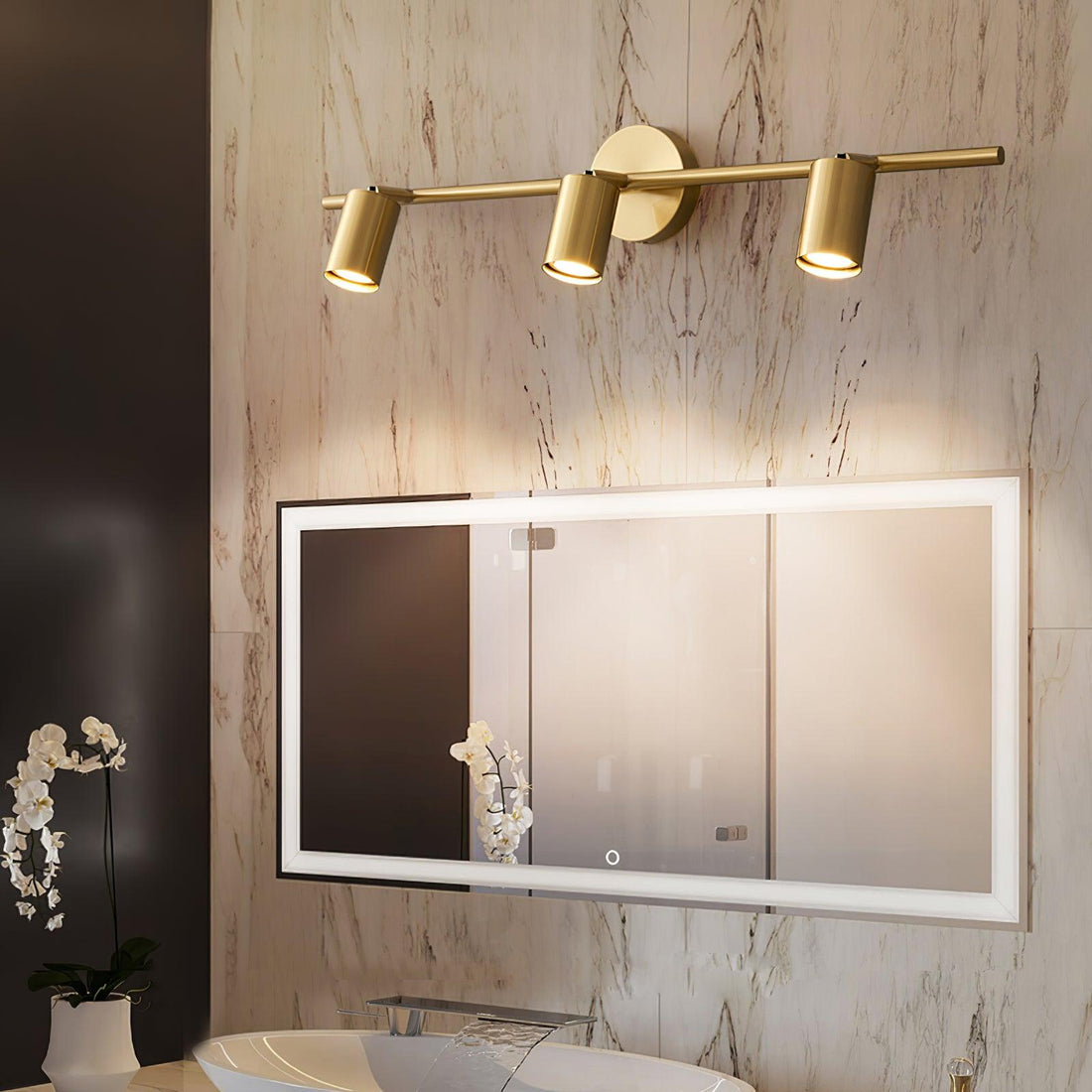 Grover Applique Murale Projecteur Laiton Orientable