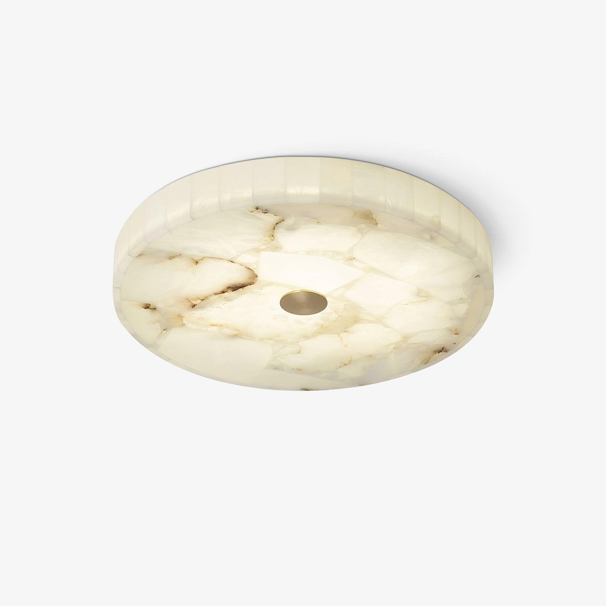 Delya Plafonnier Albâtre LED Rond