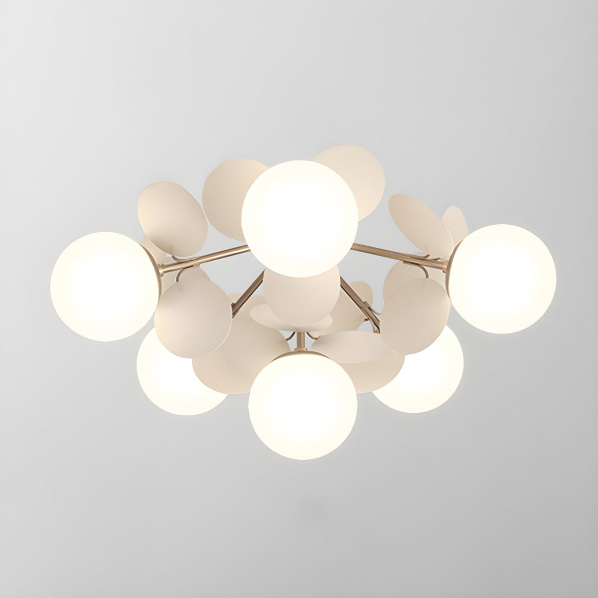Solara Plafonnier Rond Macaron aux Couleurs Pastel