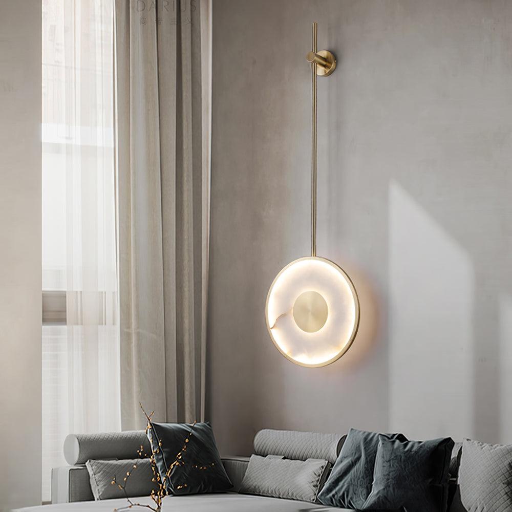 Vevelila Suspension Minimaliste en Albâtre