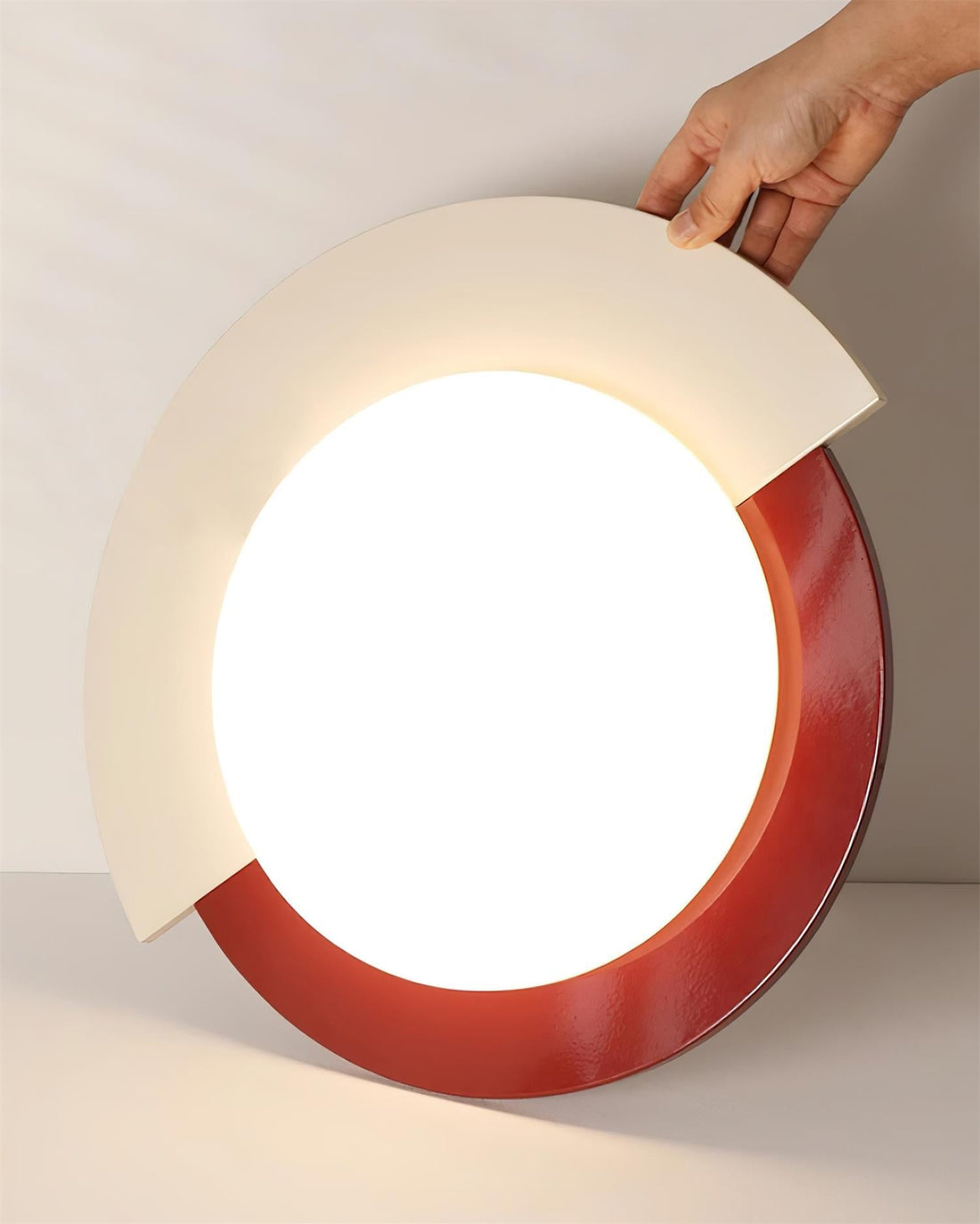 Toina Plafonnier Ronde Deux Tons Moderne Minimaliste