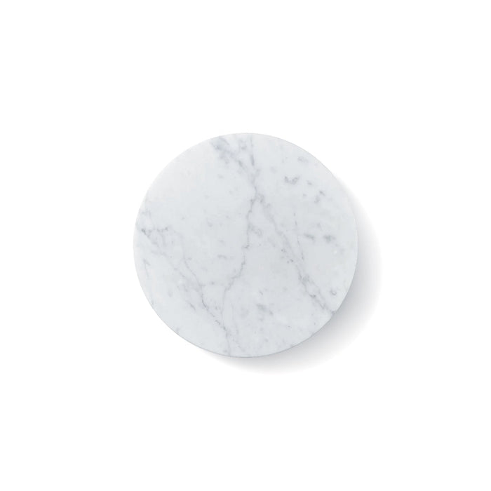 Vasilora Applique Murale Ronde en Marbre Blanc Moderne Minimaliste