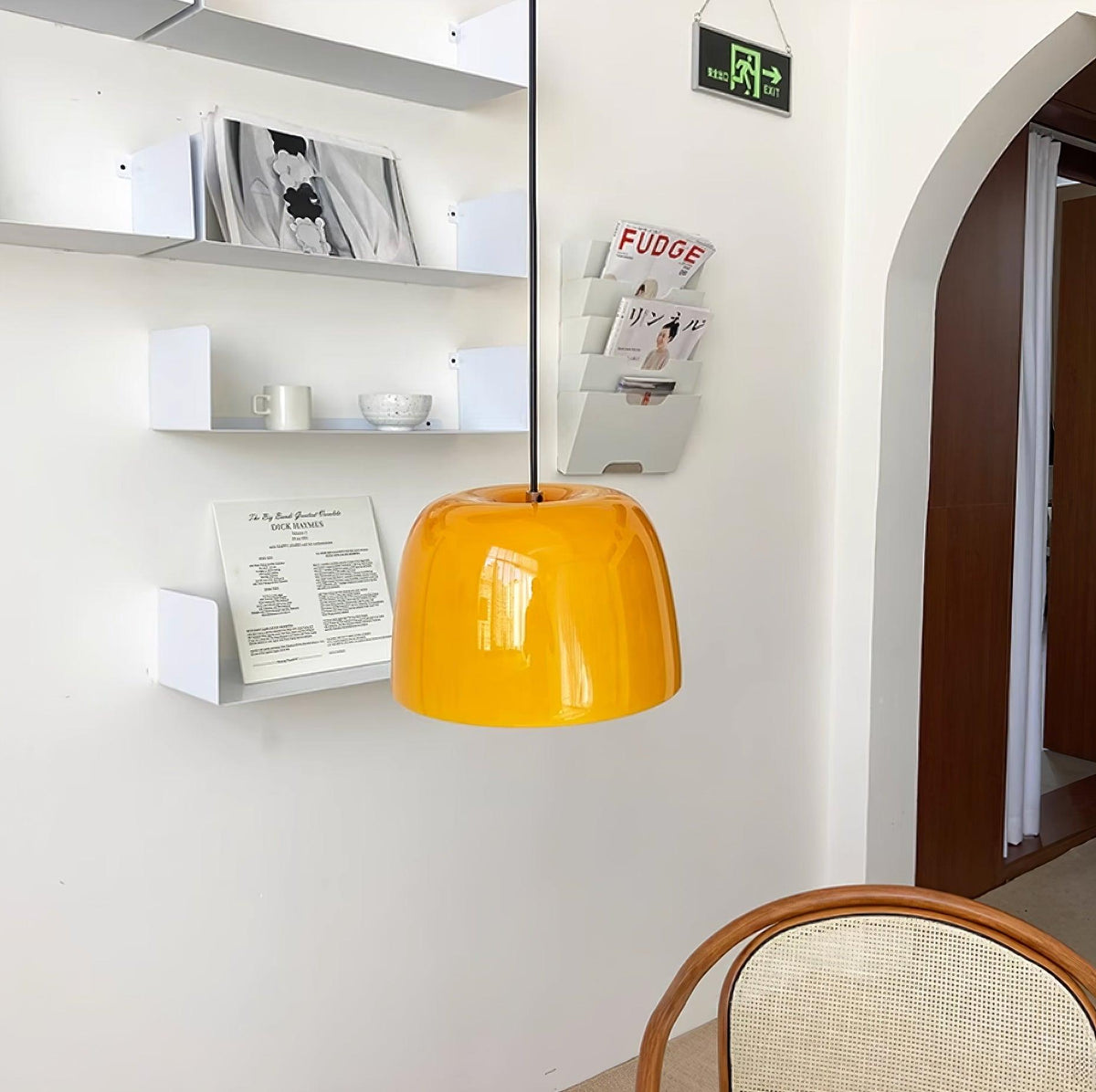 Roxboro Lampe Suspendue en Forme de Dôme Brillant