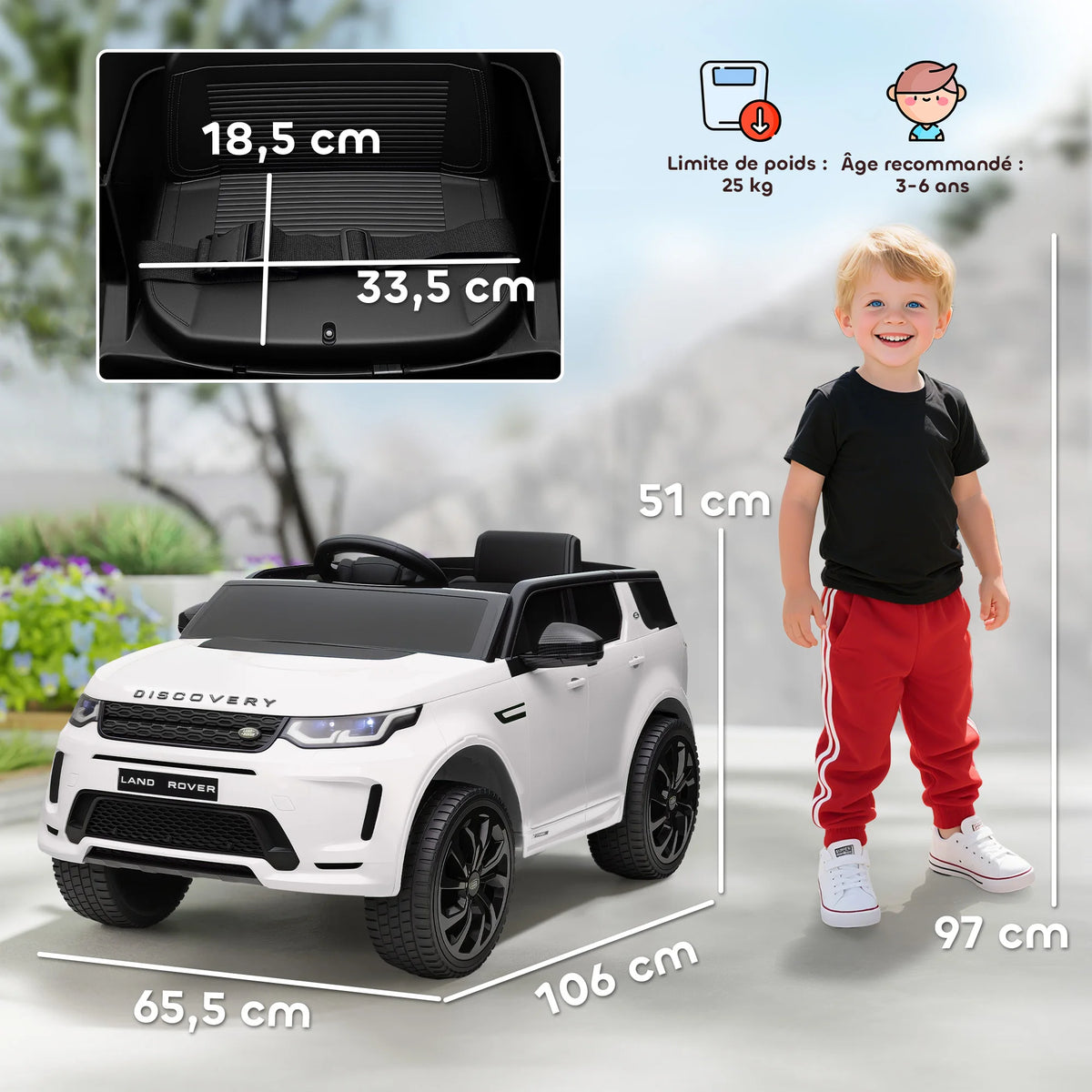 Velkido Terra — voiture électrique enfant 12V 4x4
