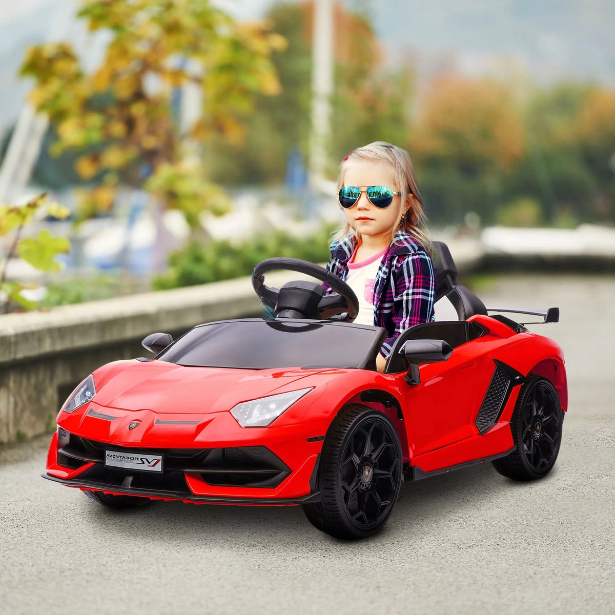 Velkido Sprint — voiture électrique enfant 12V à portes papillon