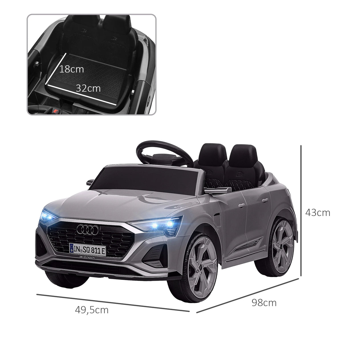 Velkido Horizon — voiture électrique enfant 12V SUV coupé