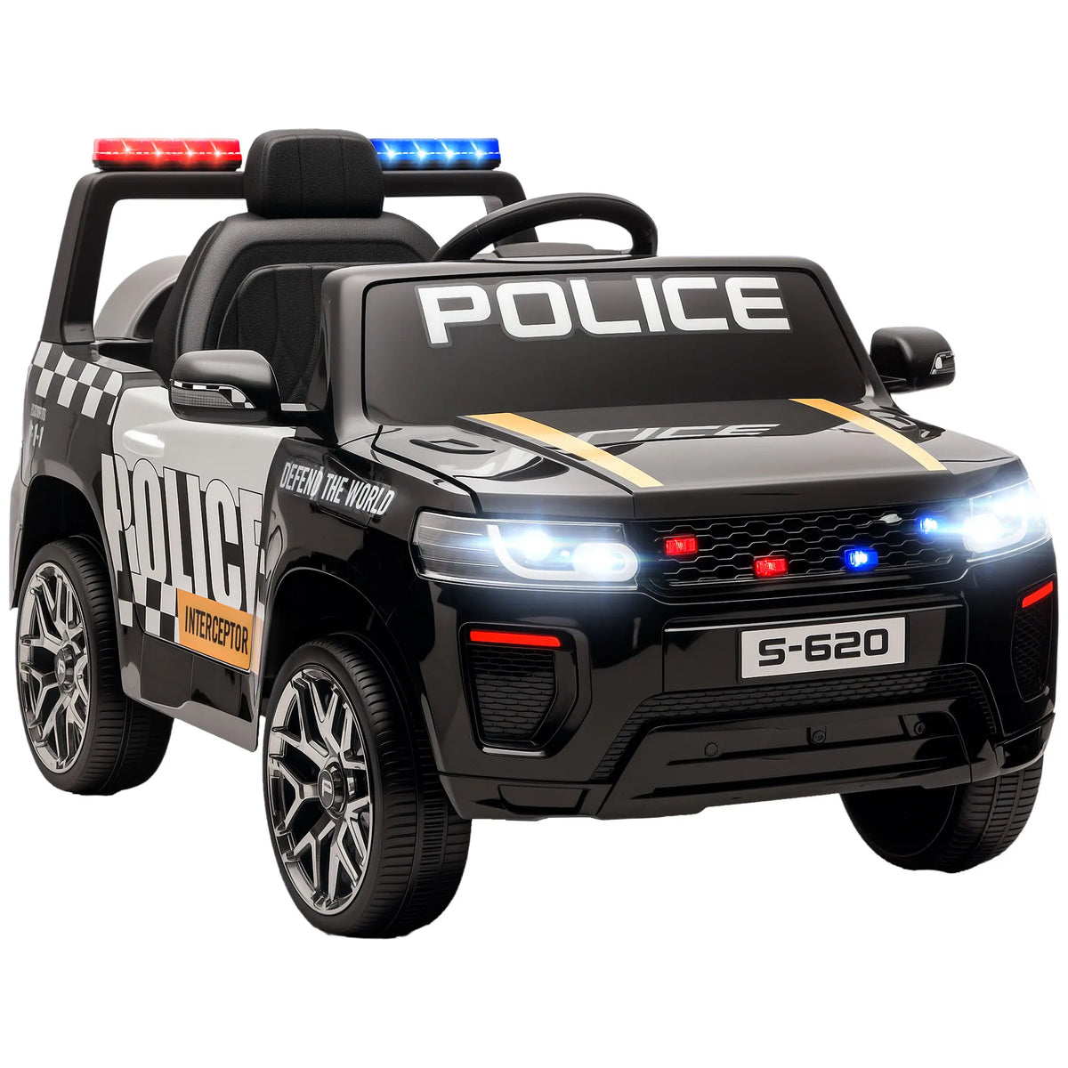 Velkido Patrol — voiture de police électrique enfant 12V