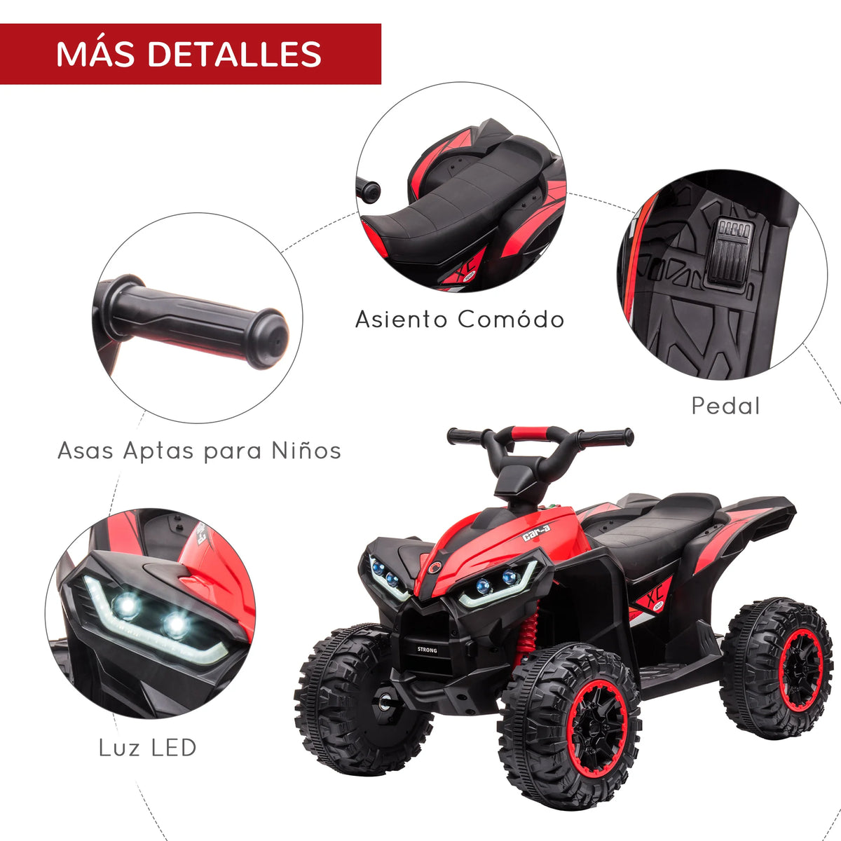 Velkido Rocky — quad électrique enfant 12V