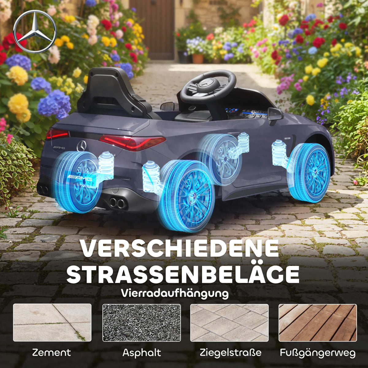 Velkido Onyx — voiture électrique enfant 12V sportive grise