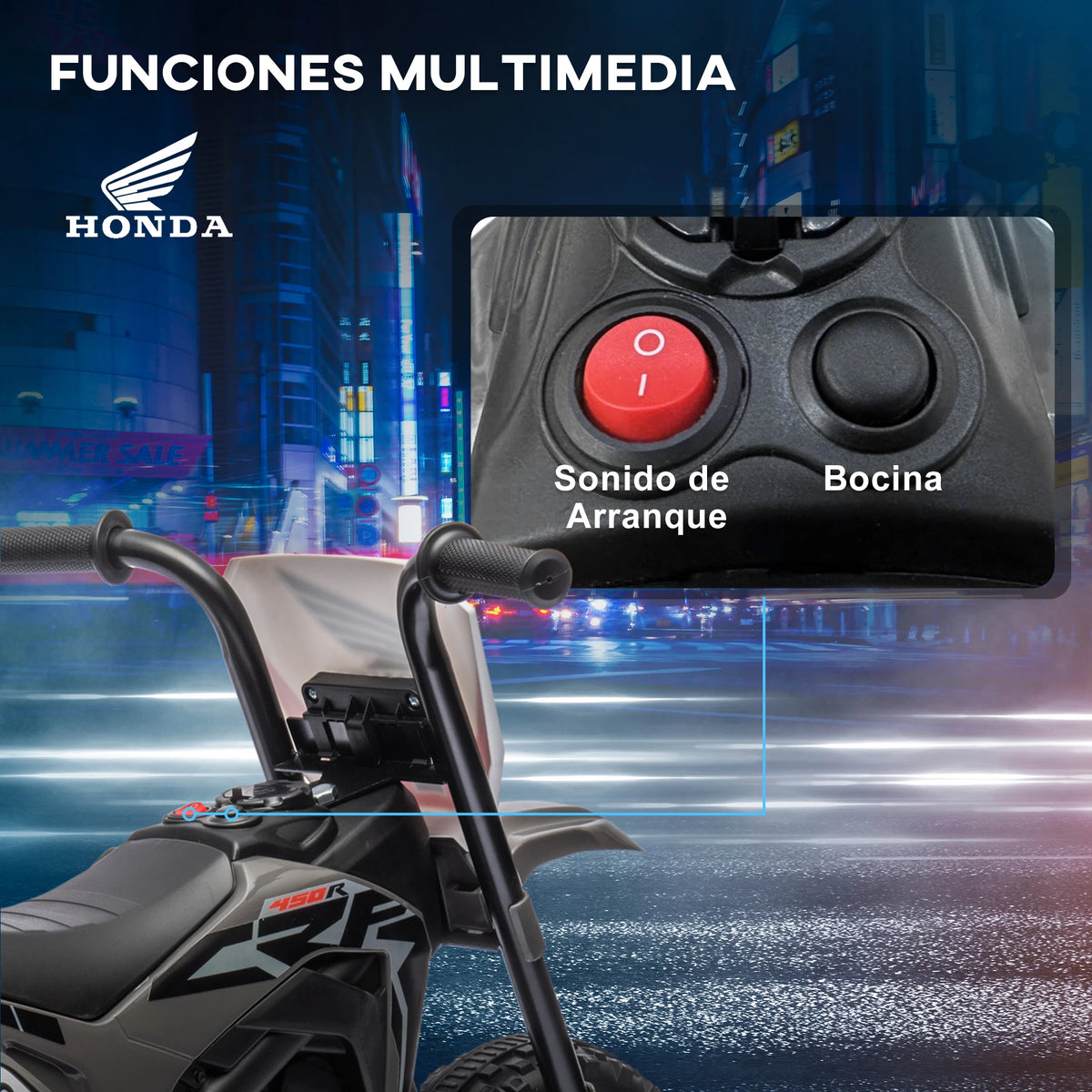 Velkido Mini — moto électrique enfant 6V, 18-36 mois