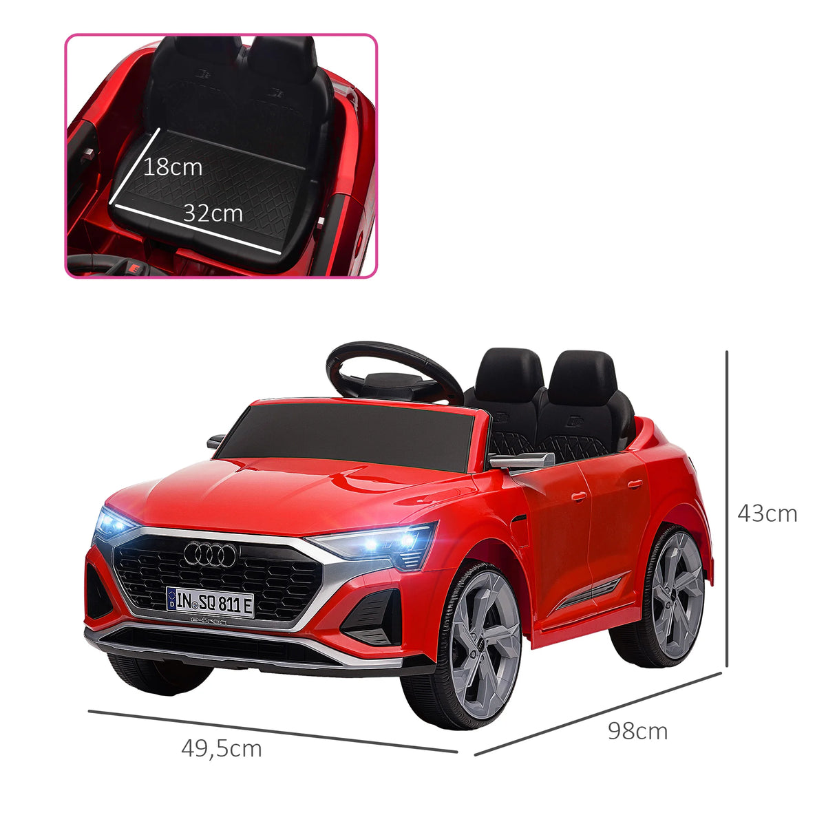 Velkido Horizon — voiture électrique enfant 12V SUV coupé