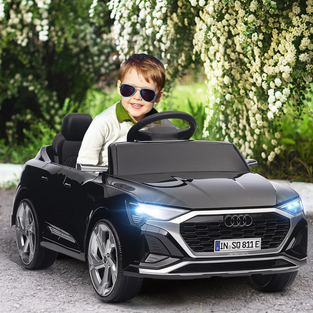 Velkido Horizon — voiture électrique enfant 12V SUV coupé – noir