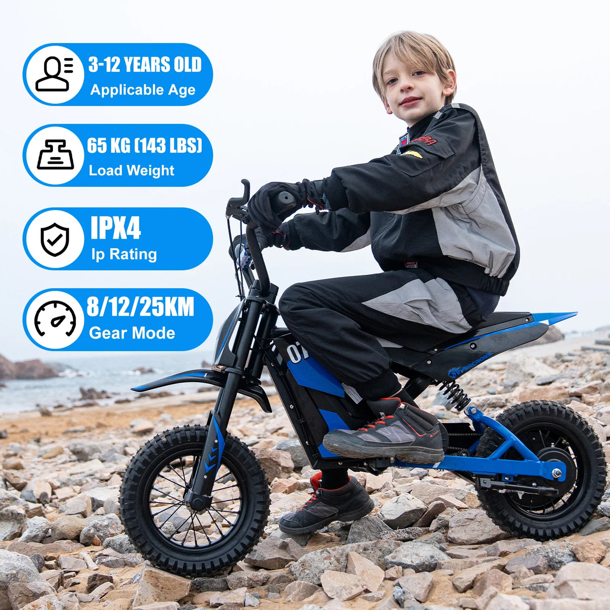 Velkido Cross 300 — moto cross électrique enfant 300 W