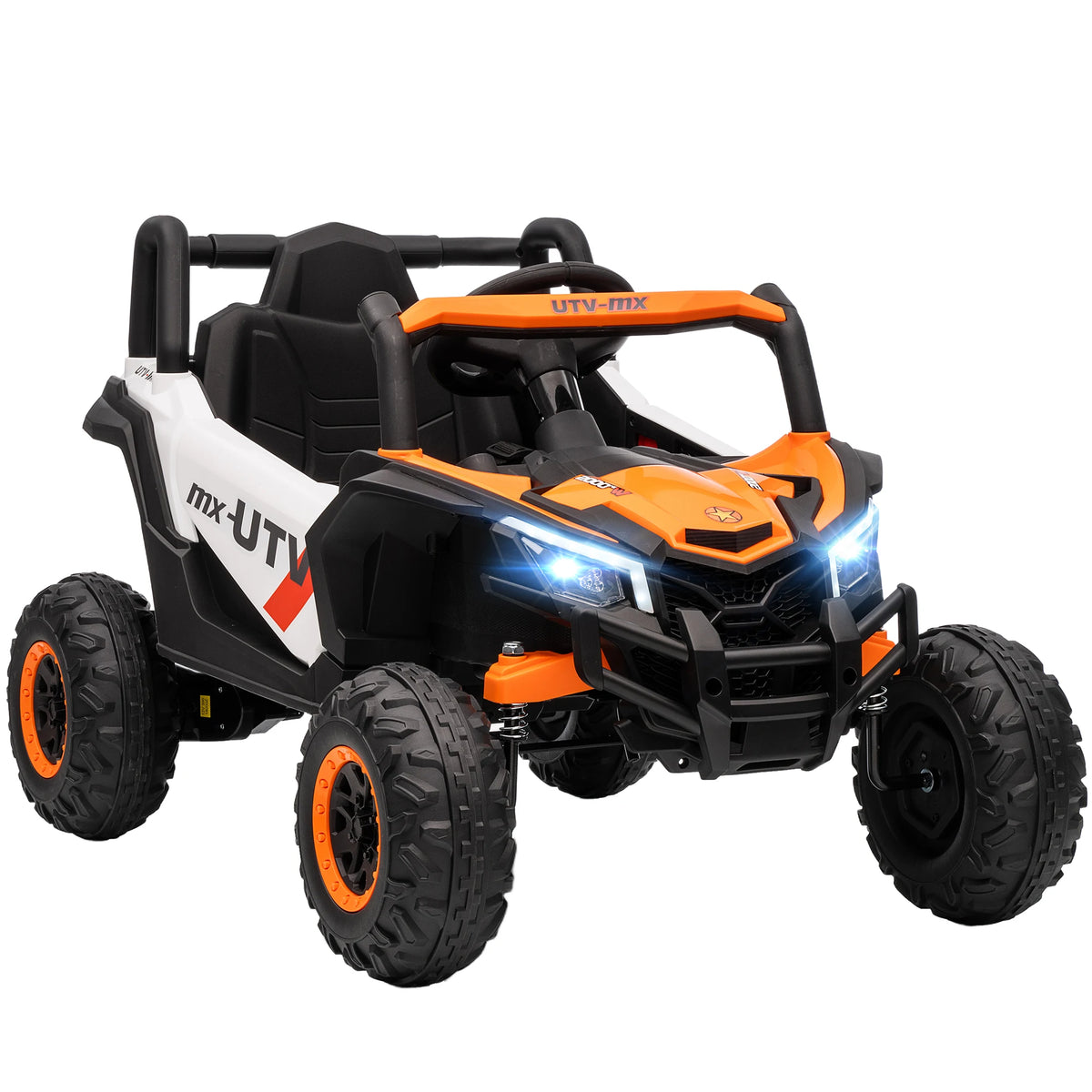Velkido Rally — buggy électrique enfant 12V UTV – orange