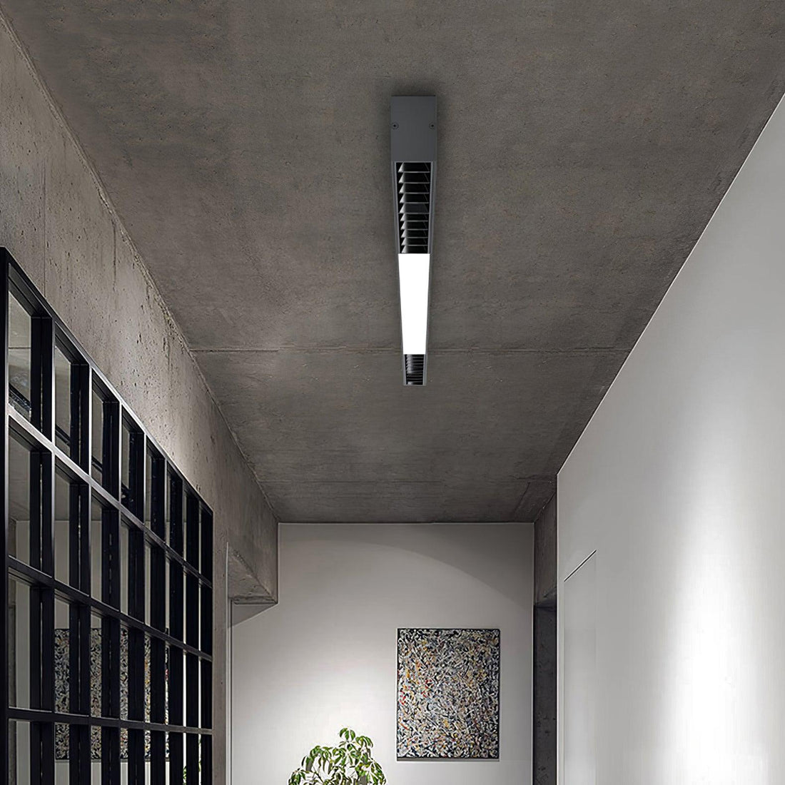 Line Suspension Flottante Moderne en Aluminium