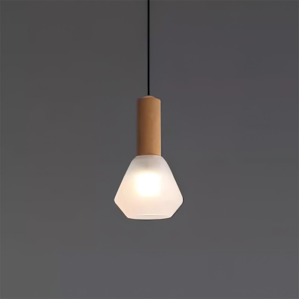 Givor Lampe Suspendue en Verre Givré