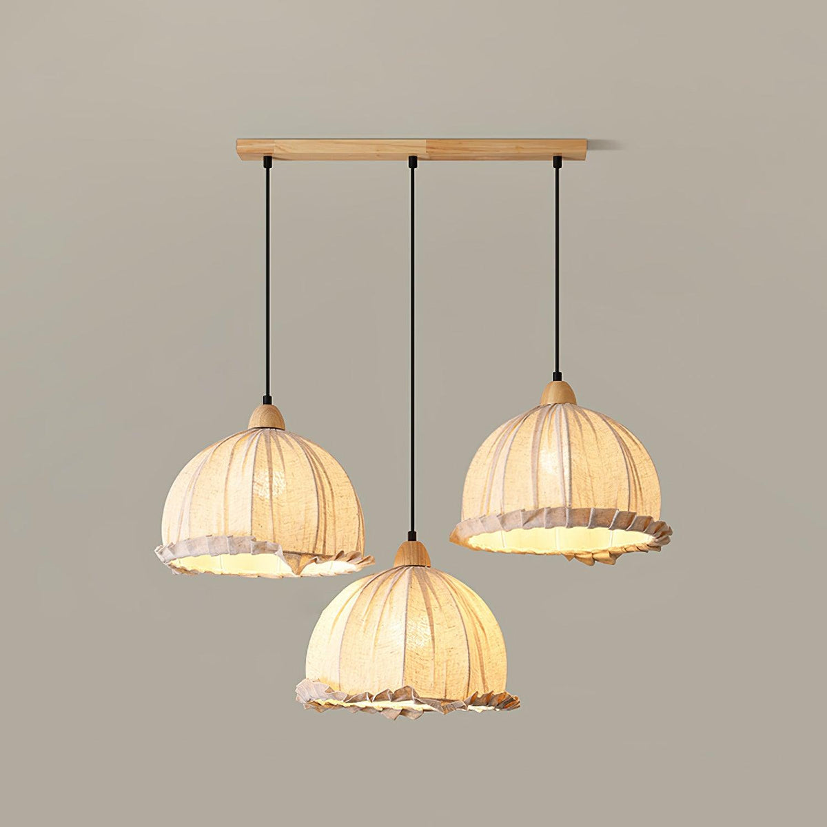 Shell Suspension Minimaliste en Bois