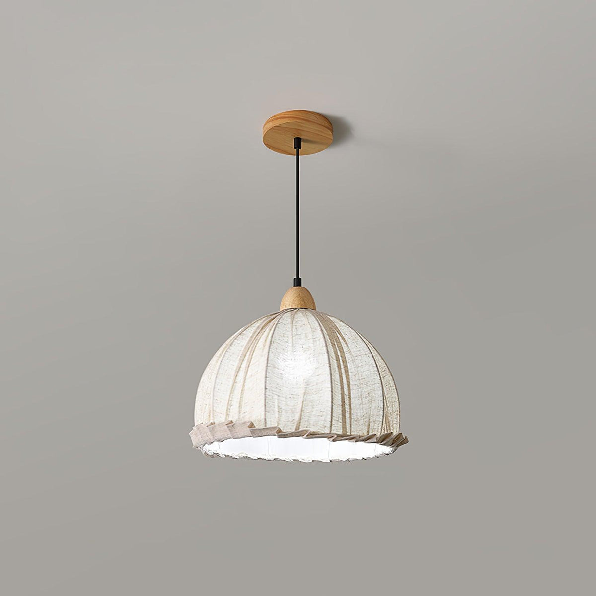 Shell Suspension Minimaliste en Bois