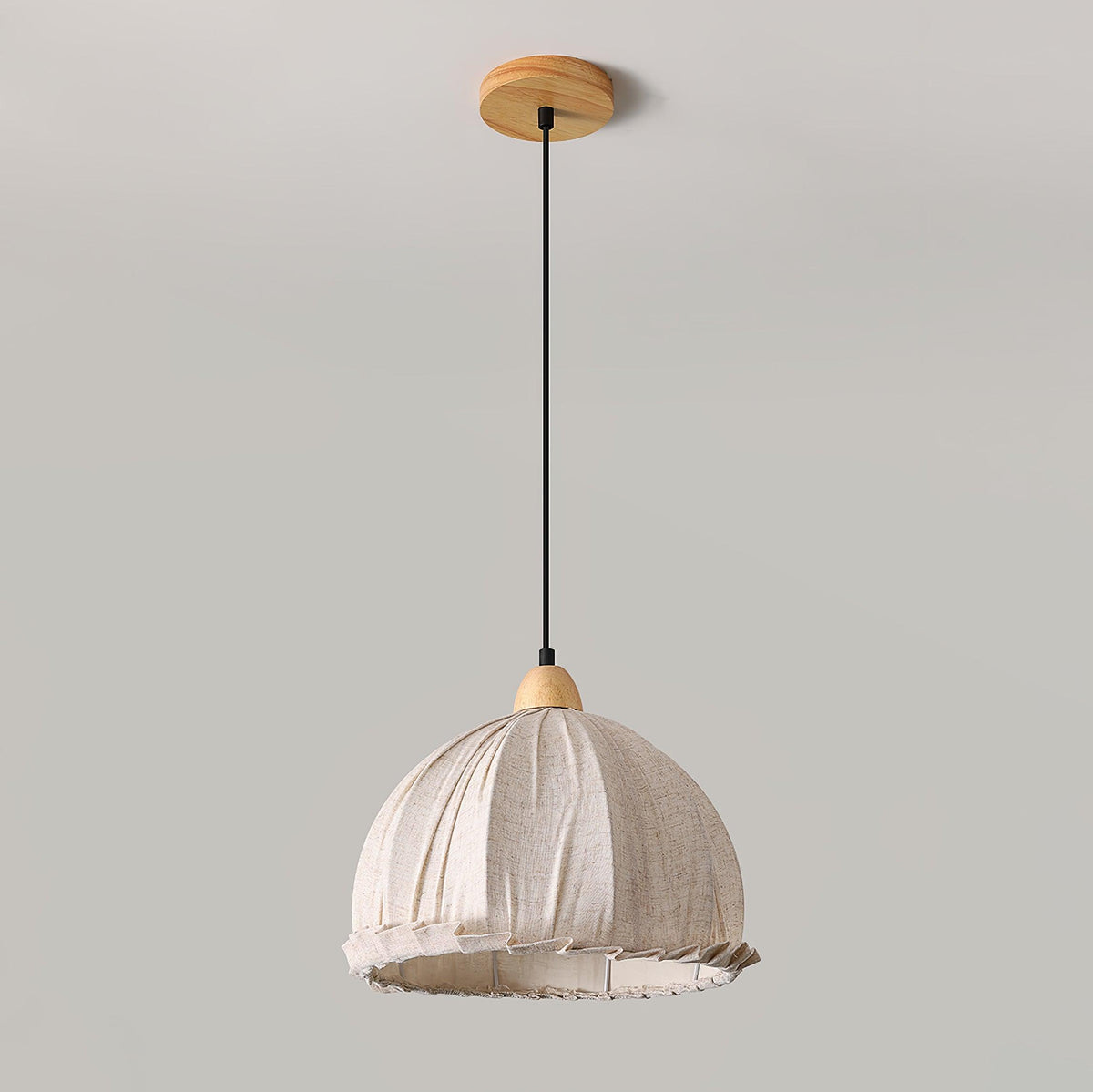 Shell Suspension Minimaliste en Bois