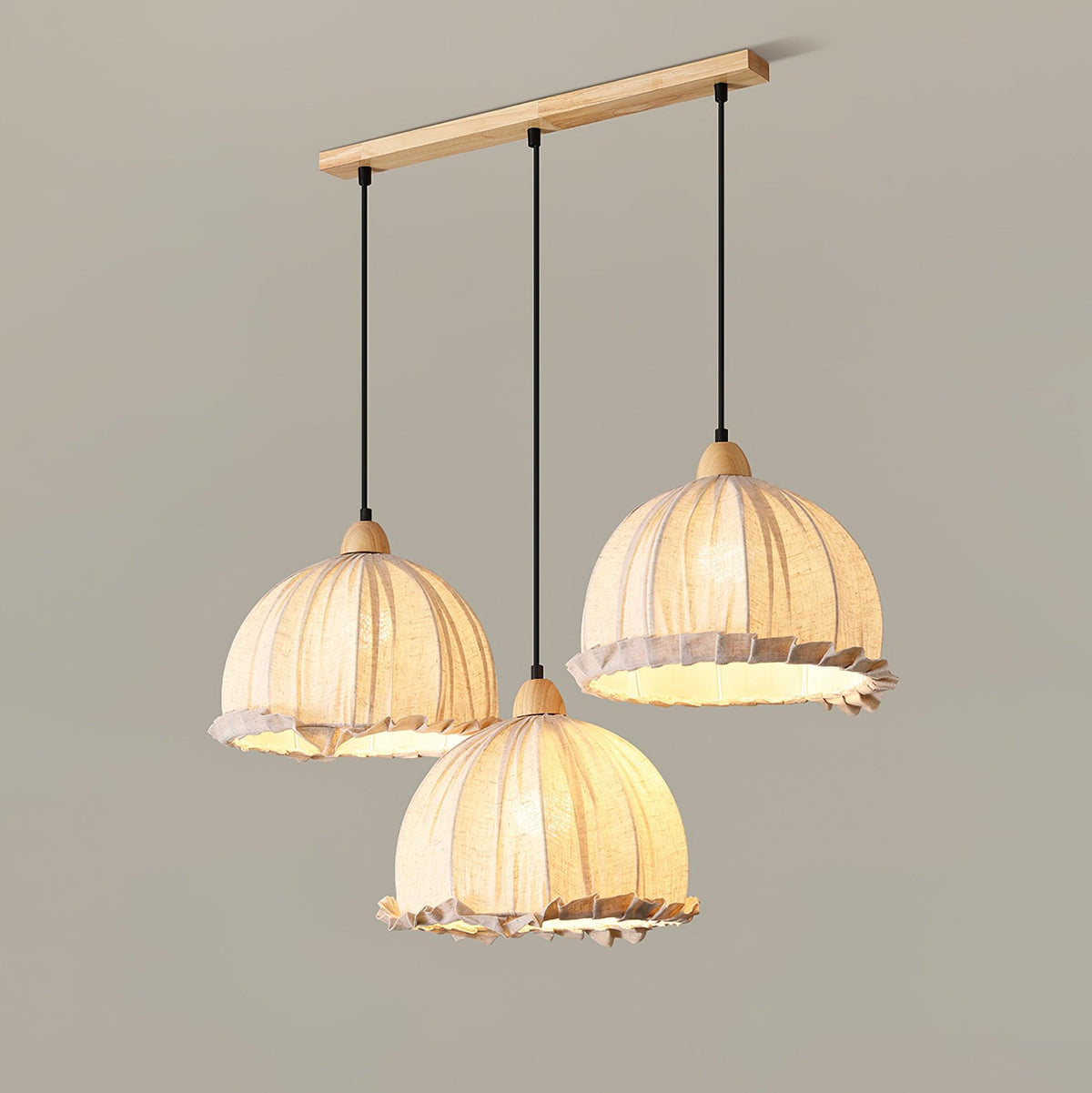 Shell Suspension Minimaliste en Bois