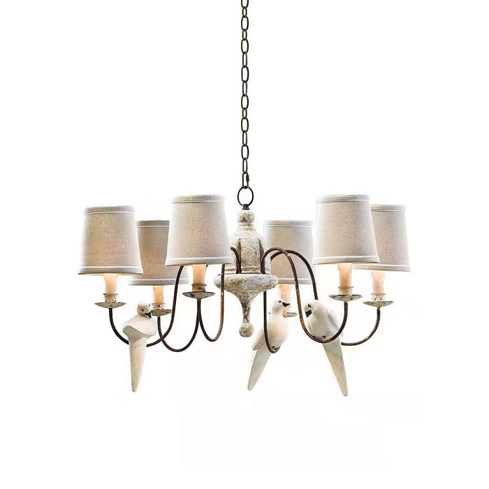 Avcarora Lustre en Tissu et Métal Postmoderne de Luxe