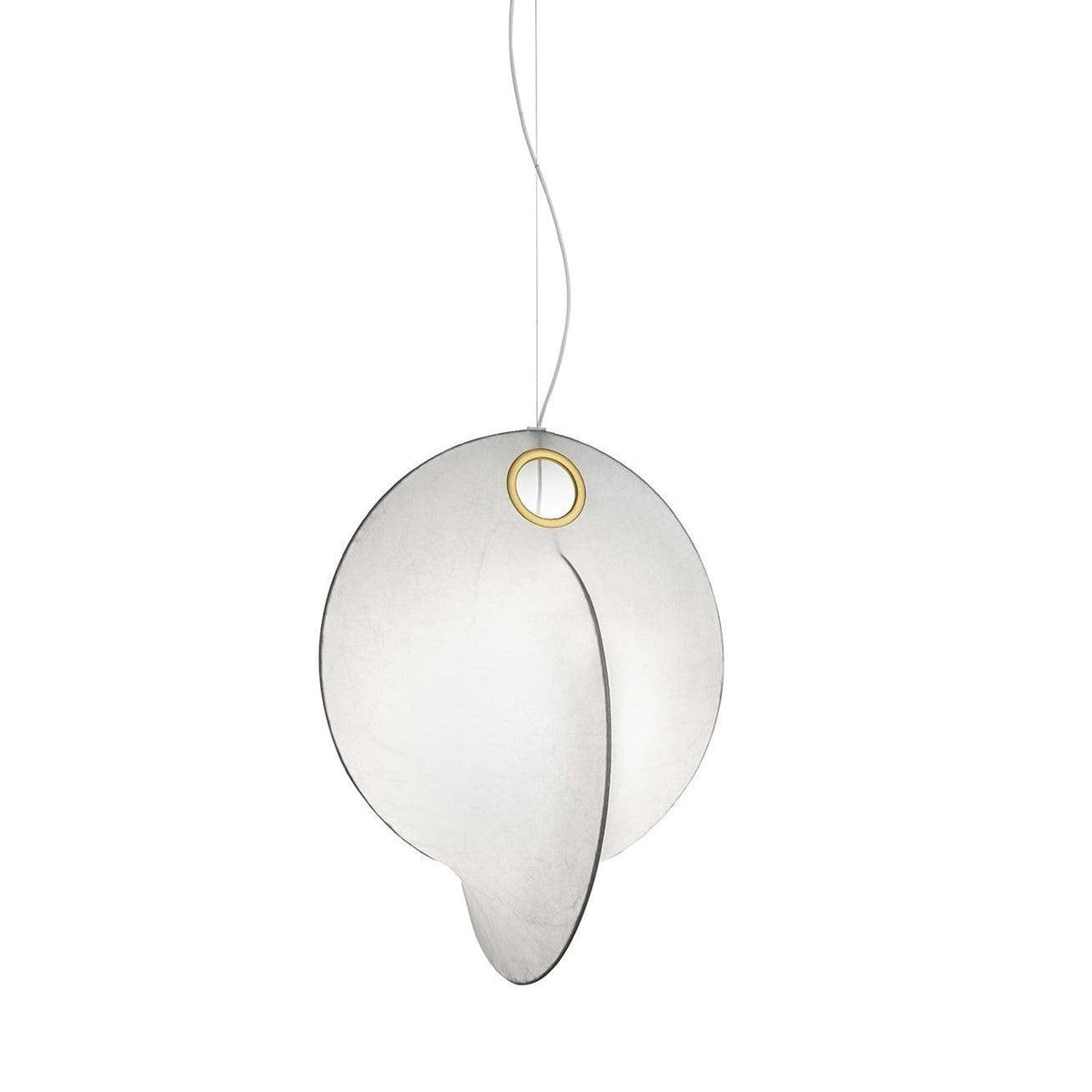 Ballet Lustre Pendentif Blanc Forme Organique
