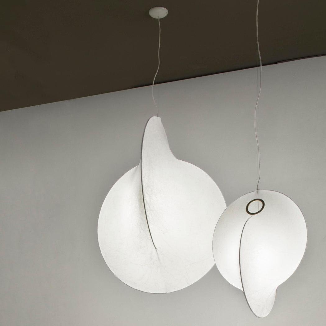 Ballet Lustre Pendentif Blanc Forme Organique