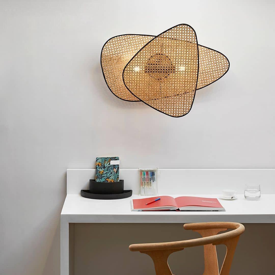 Uvelan Applique Murale Art Naturel Bambou