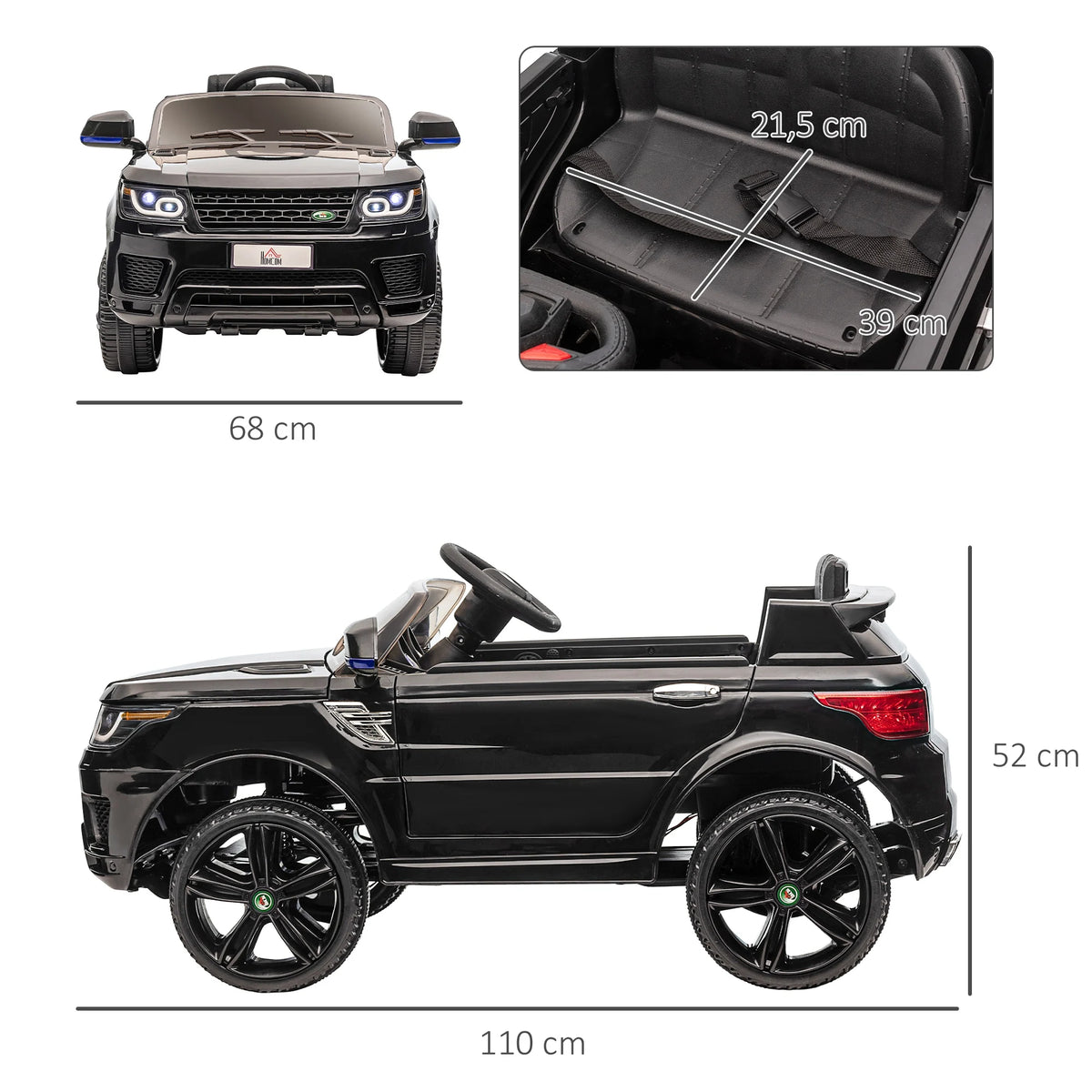 Velkido Summit — voiture électrique enfant 12V SUV 4x4