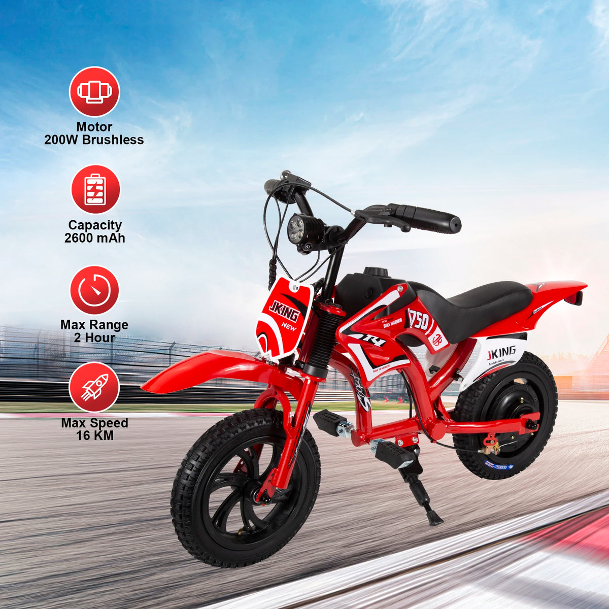 Velkido Cross 200 — moto cross électrique enfant 200 W