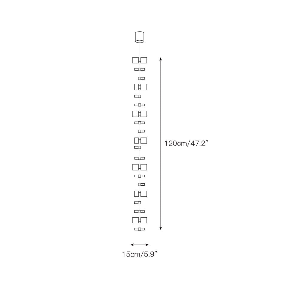 Cisilis Suspension Métallique Moderne Minimaliste