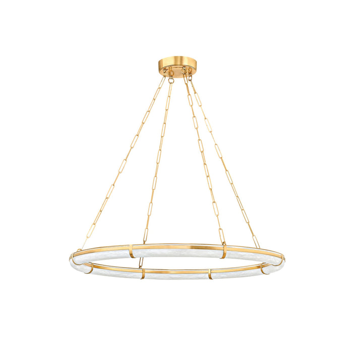 Oltalora Lustre Moderne Minimaliste en Albâtre