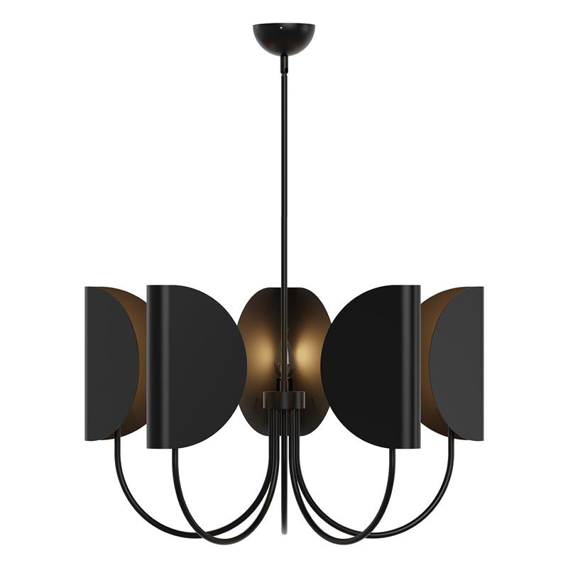 Lustre en Tissu et Laiton Traditionnel Feuille Unoryra